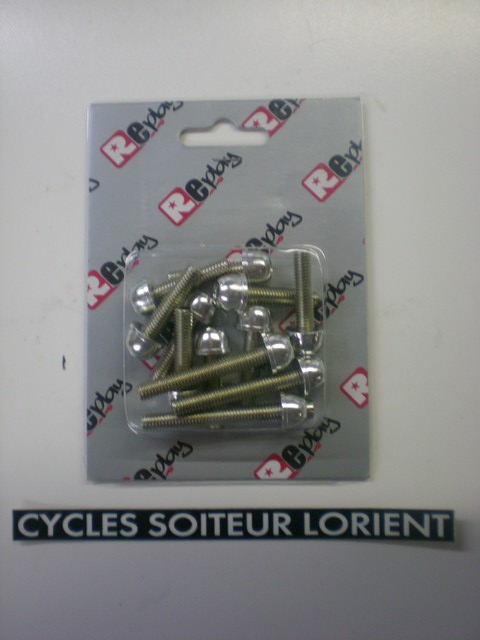 Kit vis carter kick chrome MBK ( scooters )