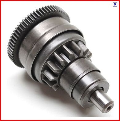 Lanceur démarreur DERBI RAMBLA 125 ( moteur PIAGGIO )