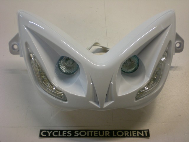 Optique TUN'R R8 blanc MBK NITRO