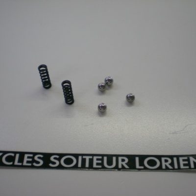 Ressorts et billes repose-pieds arrière DERBI GPR