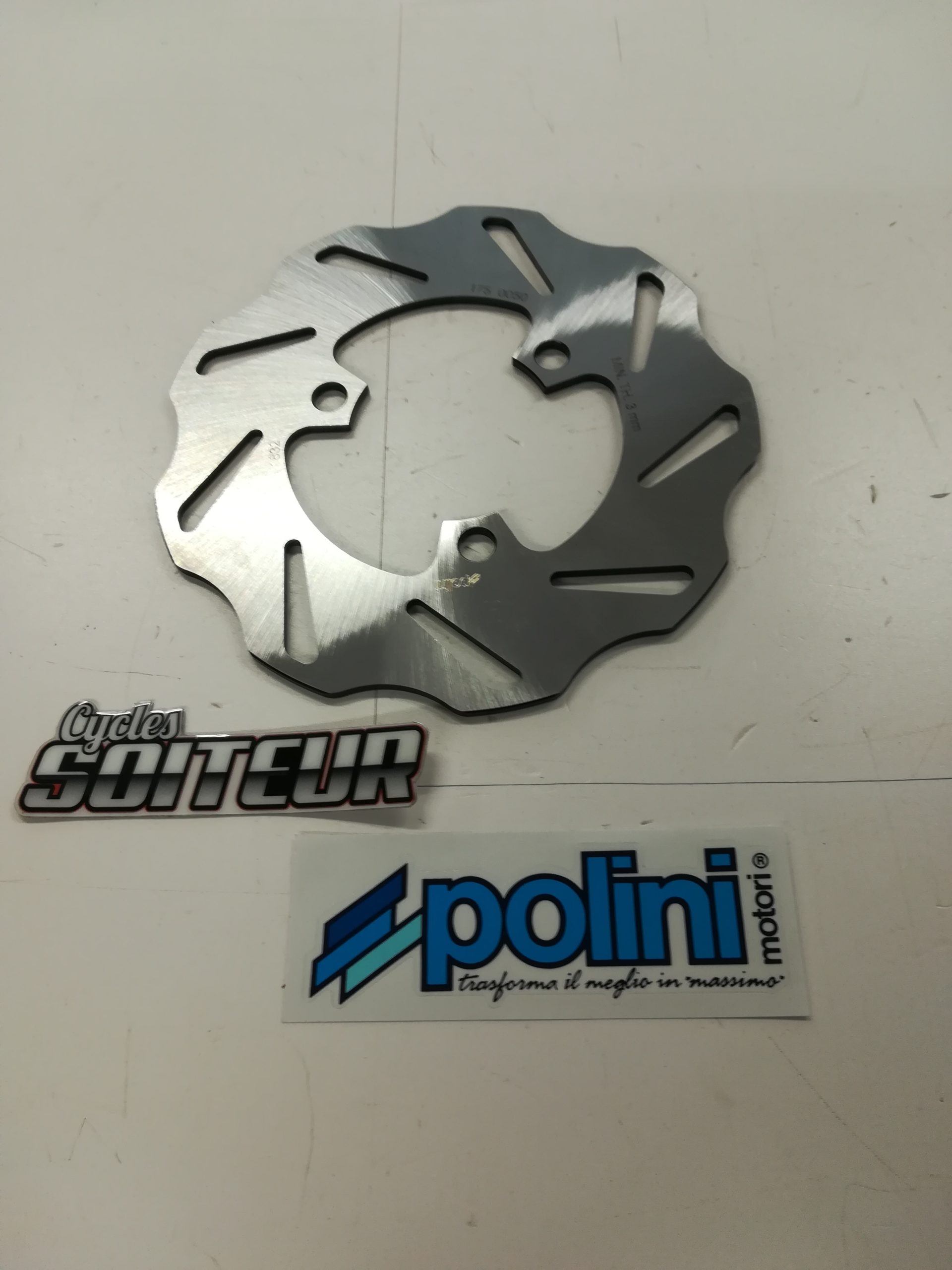 Disque arrière POLINI DERBI - PEUGEOT - RIEJU - GILERA - MBK - YAMAHA