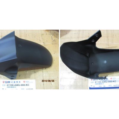 Garde-boue avant SYM CROX noir mat (BK-007U )