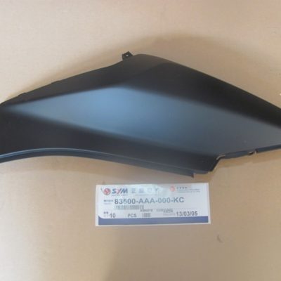 Coque arrière droit SYM CROX noir mat ( BK-001 )
