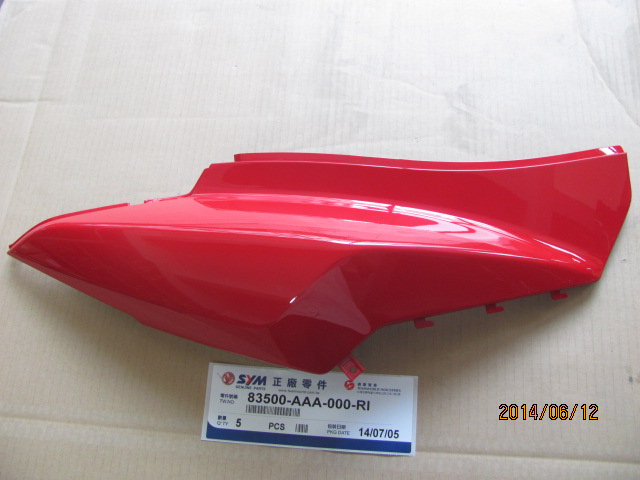 Coque arrière droit SYM CROX rouge ( R086 )