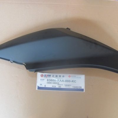 Coque arrière gauche SYM CROX noir mat ( BK-001 )