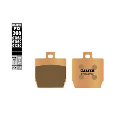 Plaquette de frein GALFER NITRO - AEROX / STUNT - SLIDER (Copie)