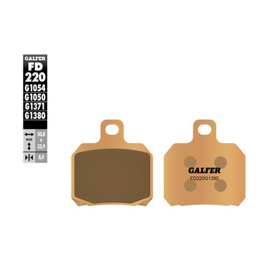 Plaquette de frein GALGER X-MAX / X8 / X9 / GPR / MRT PRO / DRD PRO
