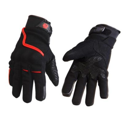 Gants TRENDY LANZ noir et rouge