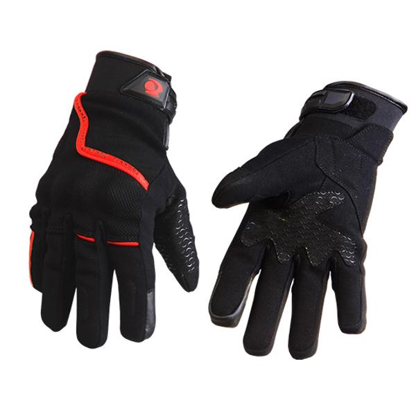 Gants TRENDY LANZ noir et rouge