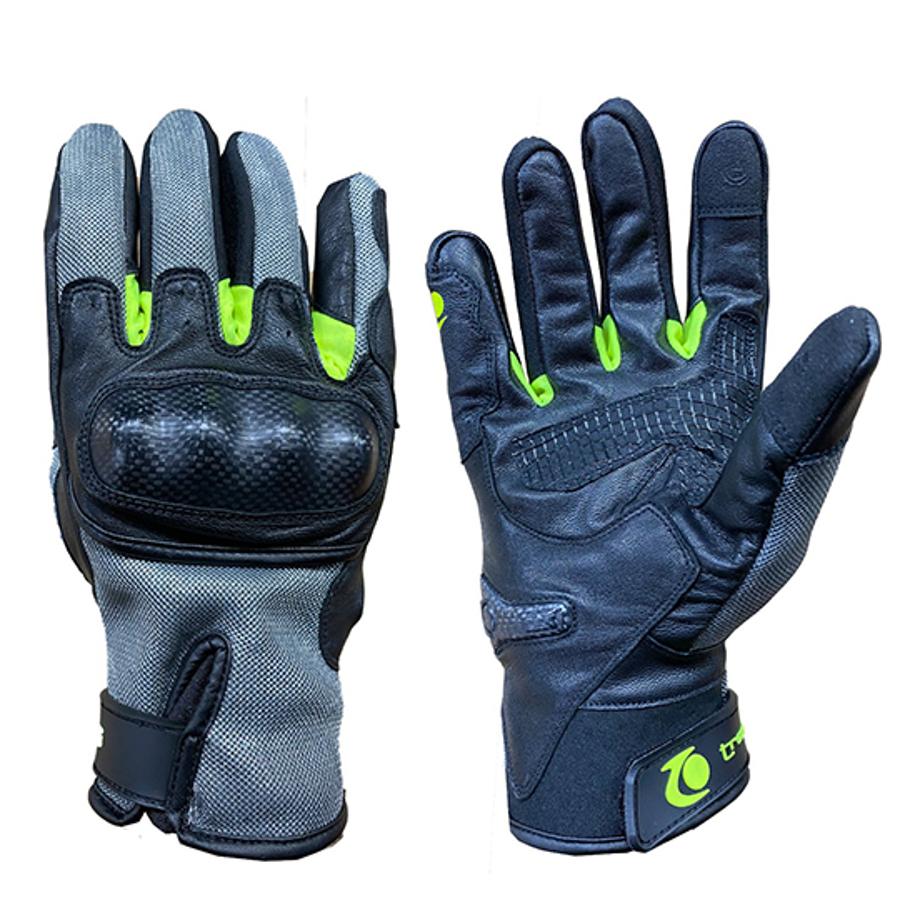 Gants gris / jaune fluo TRENDY