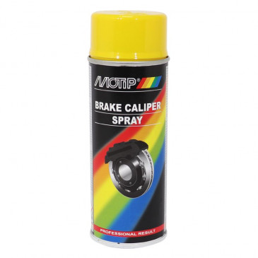 Bombe peinture spécial étrier jaune
