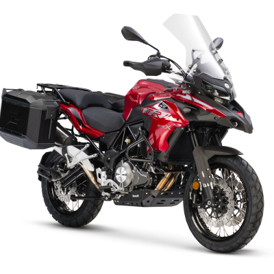 Kit valises noires + pare-brise + sabot BENELLI TRK 502 X