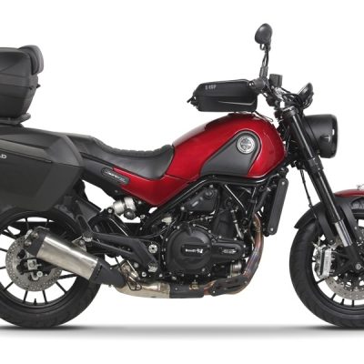 Kit valises latérales + top case + support + dosseret BENELLI LEONCINO
