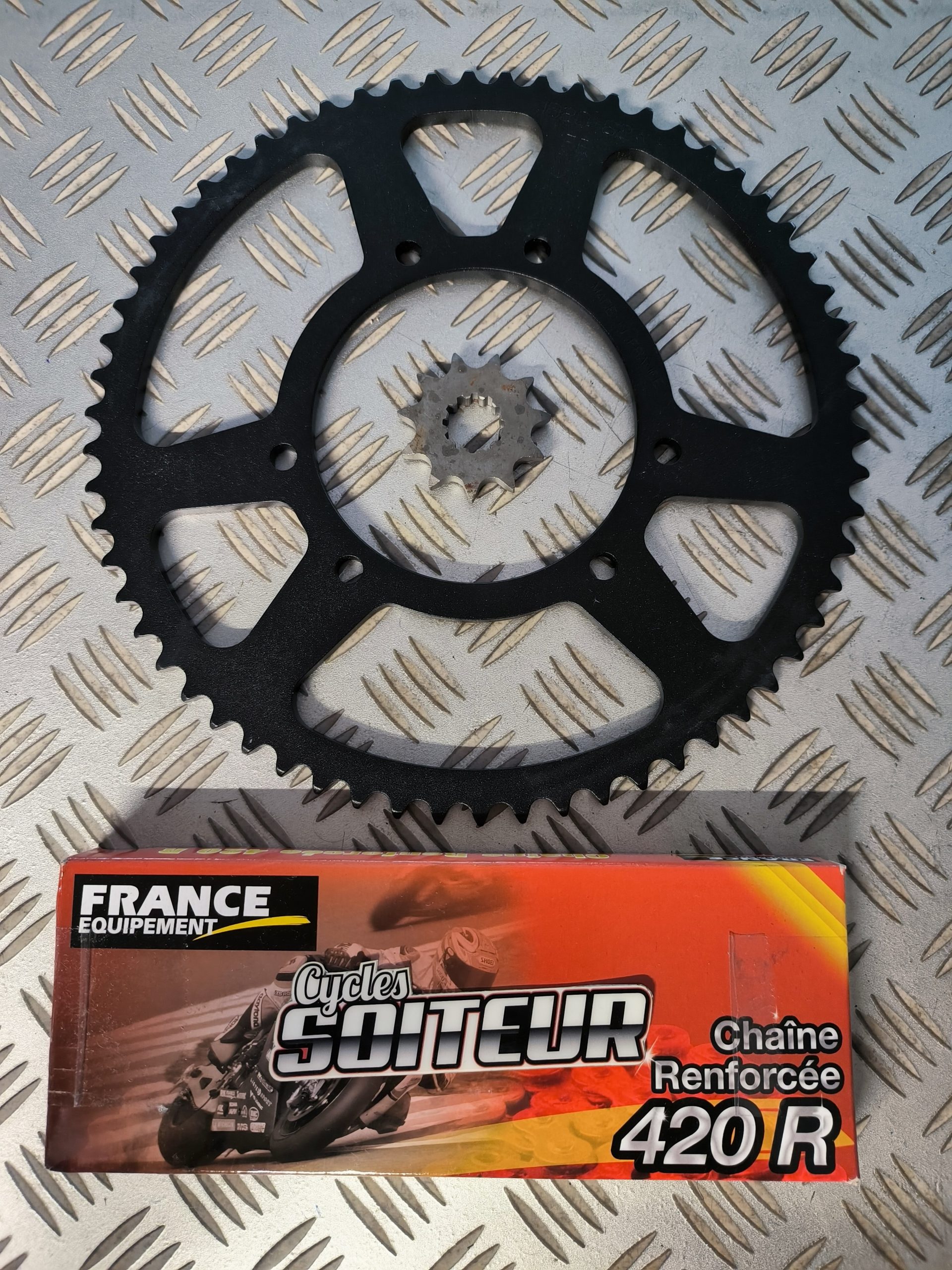 Kit chaine FE PEUGEOT XP7 11 X 62 420 R