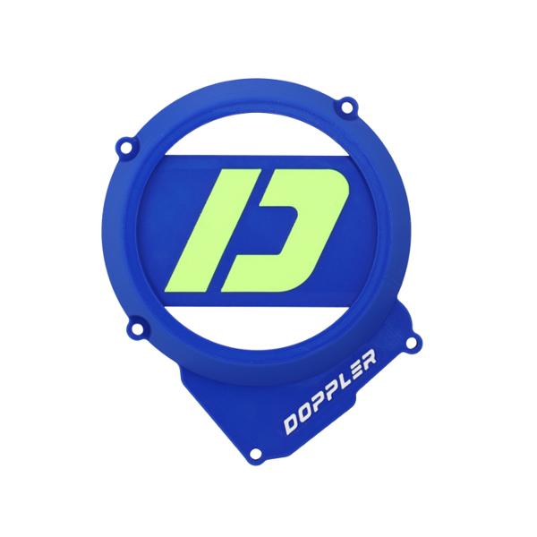 Carter allumage DOPPLER MINARELLI AM6 ( bleu / jaune fluo )
