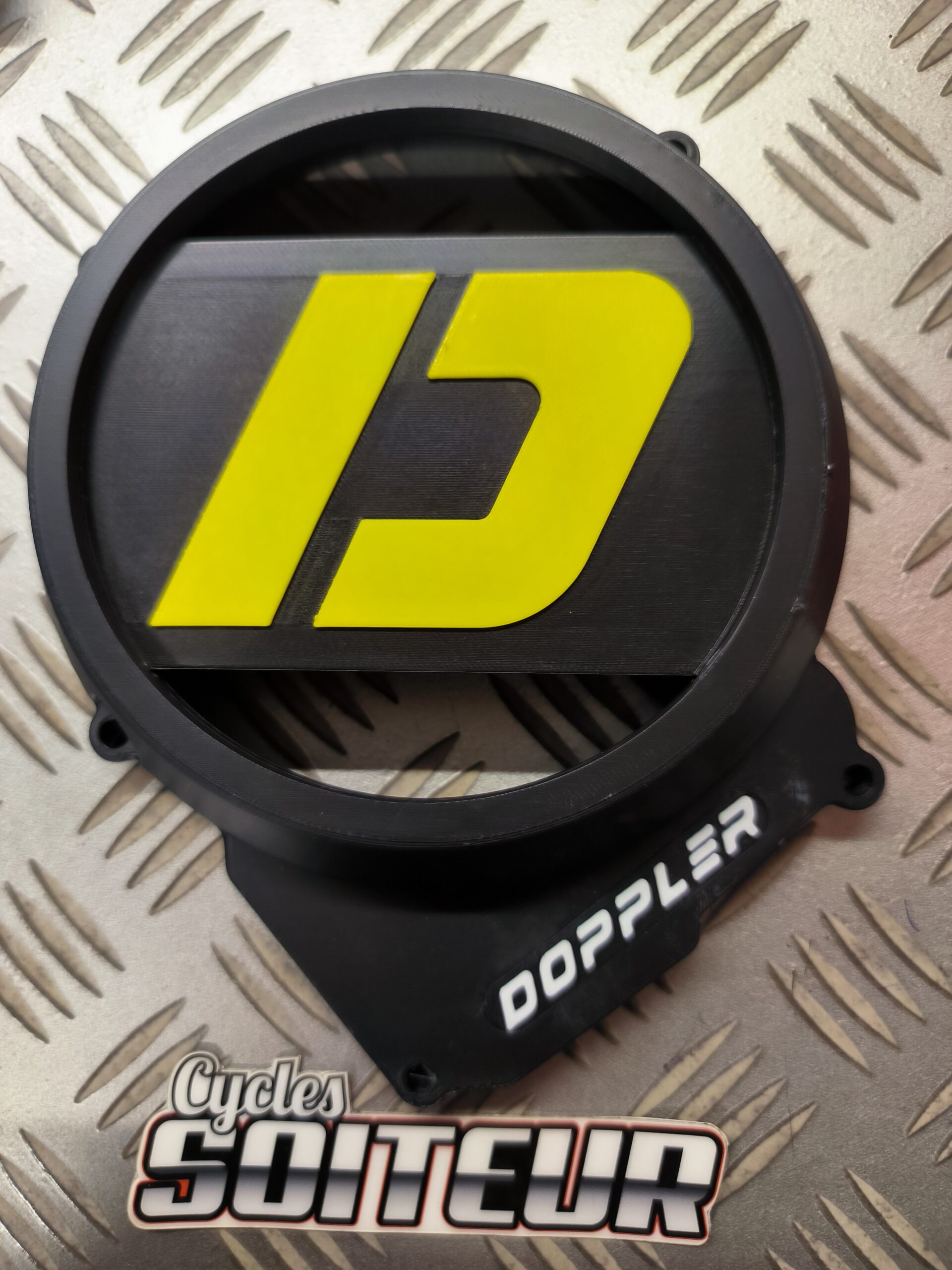Carter allumage DOPPLER MINARELLI AM6 ( noir / jaune )