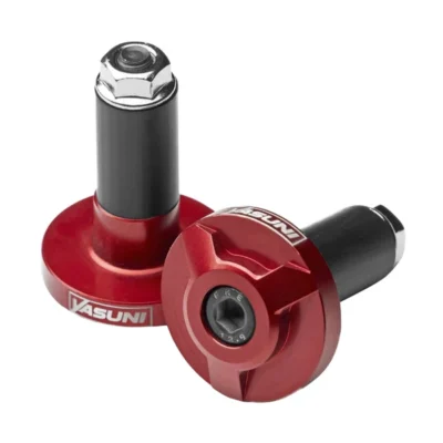 Embouts guidon YASUNI PRO RACE rouge ( Diam 17 mm )