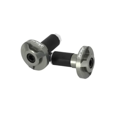 Embouts guidon YASUNI PRO RACE gris ( Diam 17 mm )